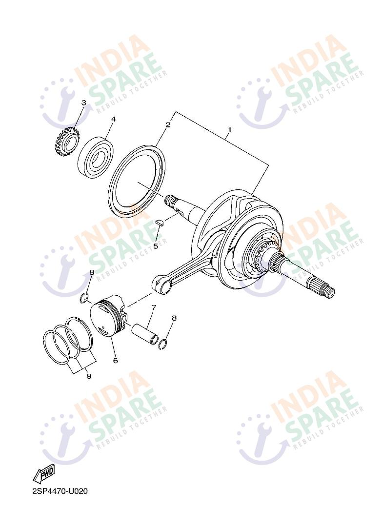 CRANKSHAFT & PISTON